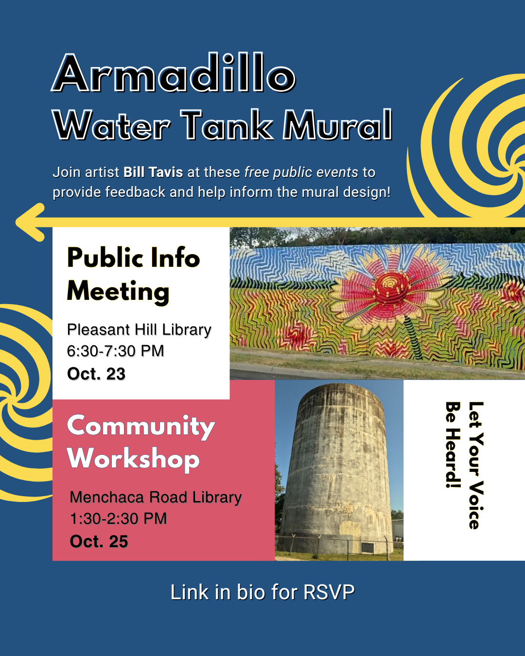 New Armadillo water tank mural engages community