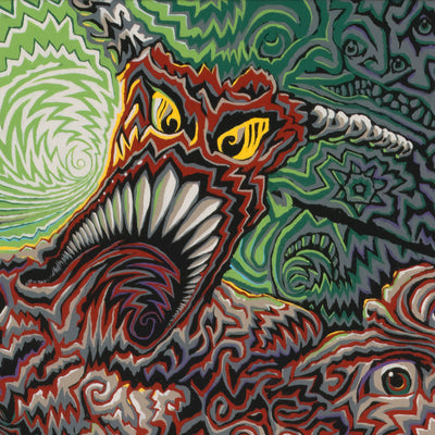 "Didymus" acrylic on canvas, 2025, 73x73 inches