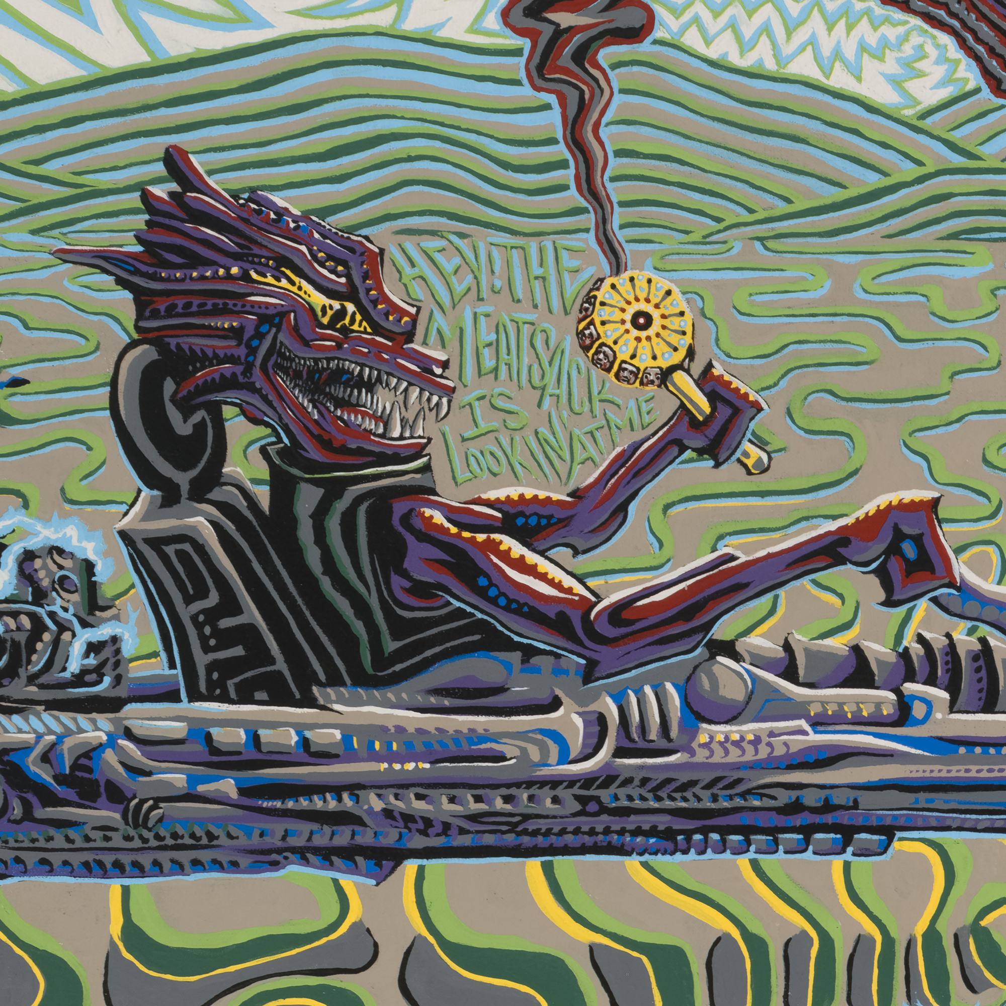 "Didymus" acrylic on canvas, 2025, 73x73 inches