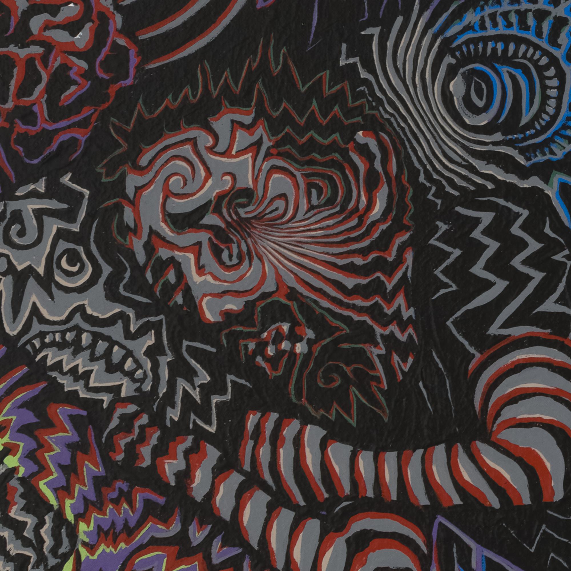 "Didymus" acrylic on canvas, 2025, 73x73 inches