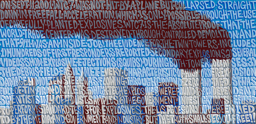 "Freedom" acrylic on wood panel, 2021, 39x19 inches (plus black floater frame)