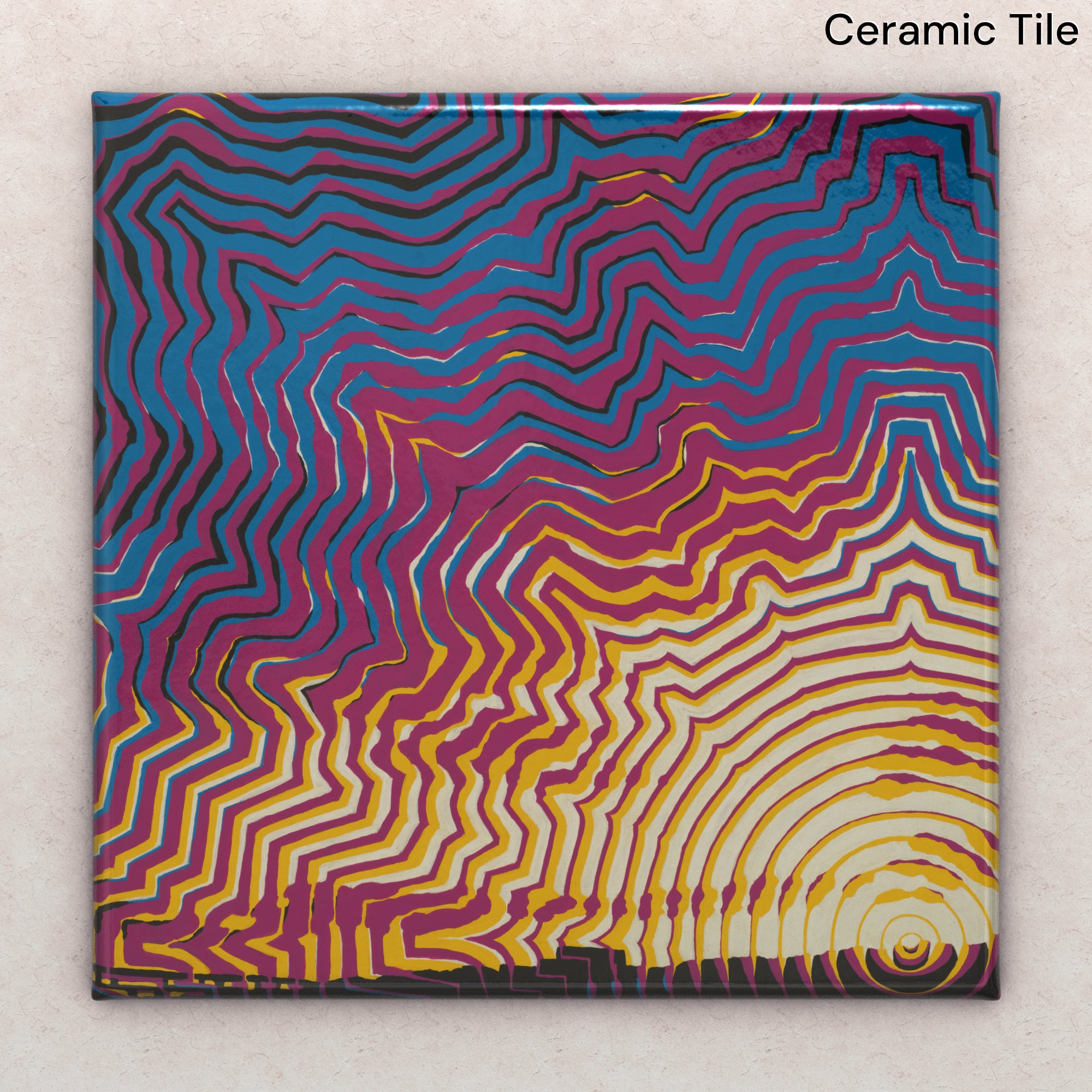 "Sunset Over South Austin" reproduction of 2023 original