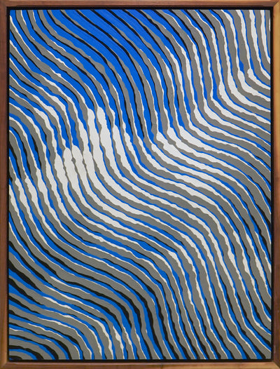"Cloud Study" acrylic on wood panel, 2023, 30x40 inches