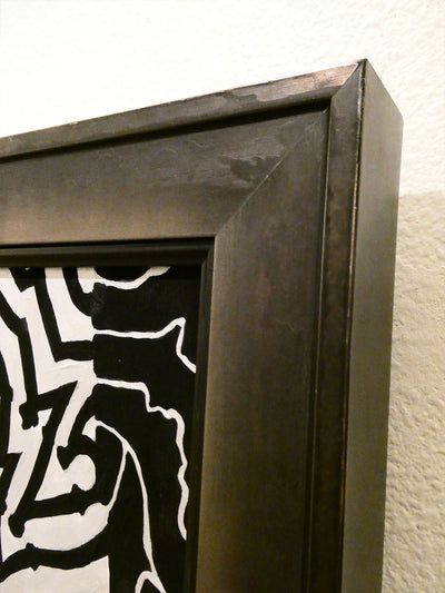 "Self Portrait" acrylic on wood panel, 2019, 26x31 inches