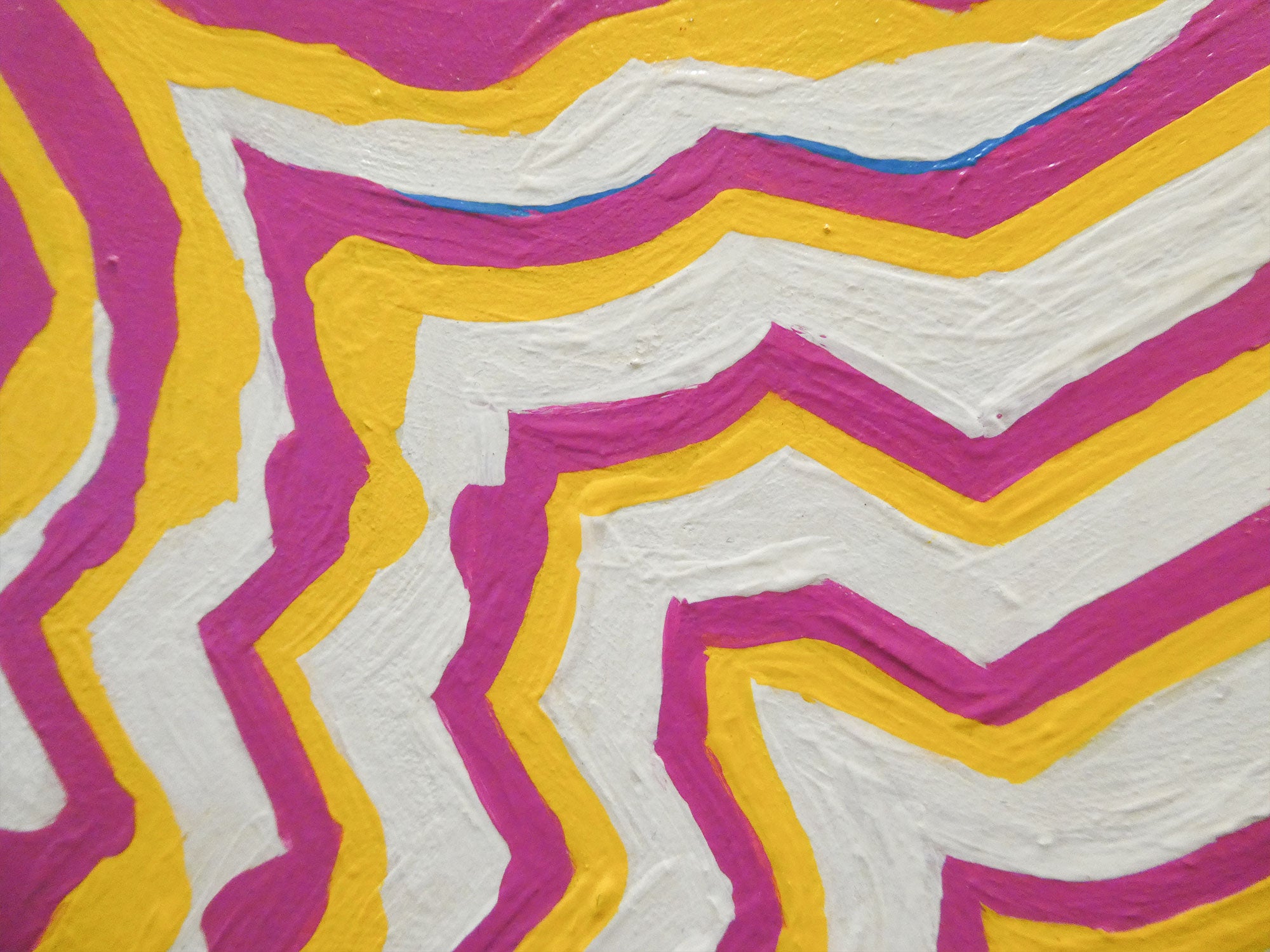 "Sunset Over South Austin" acrylic on wood panel, 2023, 36x36 inches