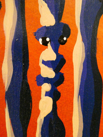 "Warmth" acrylic on wood panel, 2022, 40x50 inches