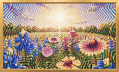 "Wildflowers" acrylic on canvas, 2025, 62x36 inches