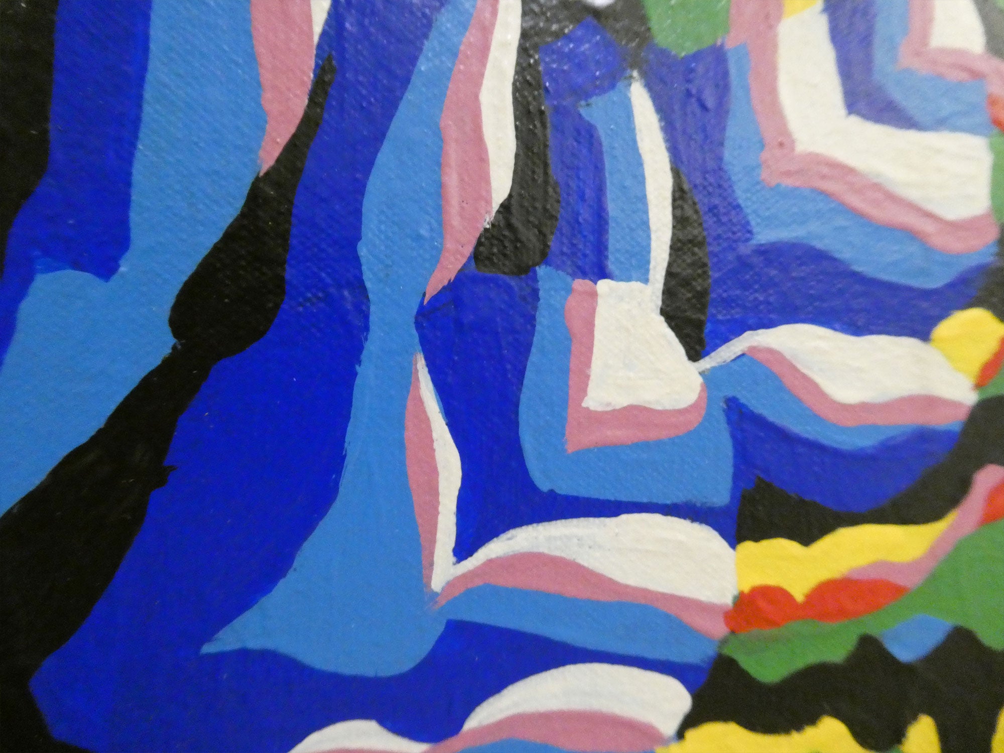 "Wildflowers" acrylic on canvas, 2025, 62x36 inches