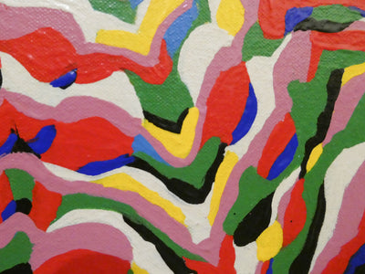 "Wildflowers" acrylic on canvas, 2025, 62x36 inches