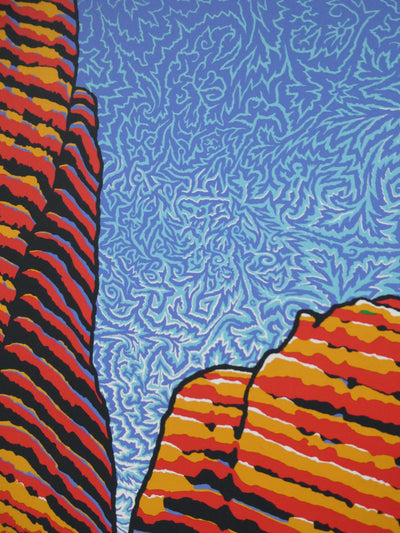 "Cathedral Rock" 6-color screenprint, 24x30 inches, limited edited signed and numbered out of 100