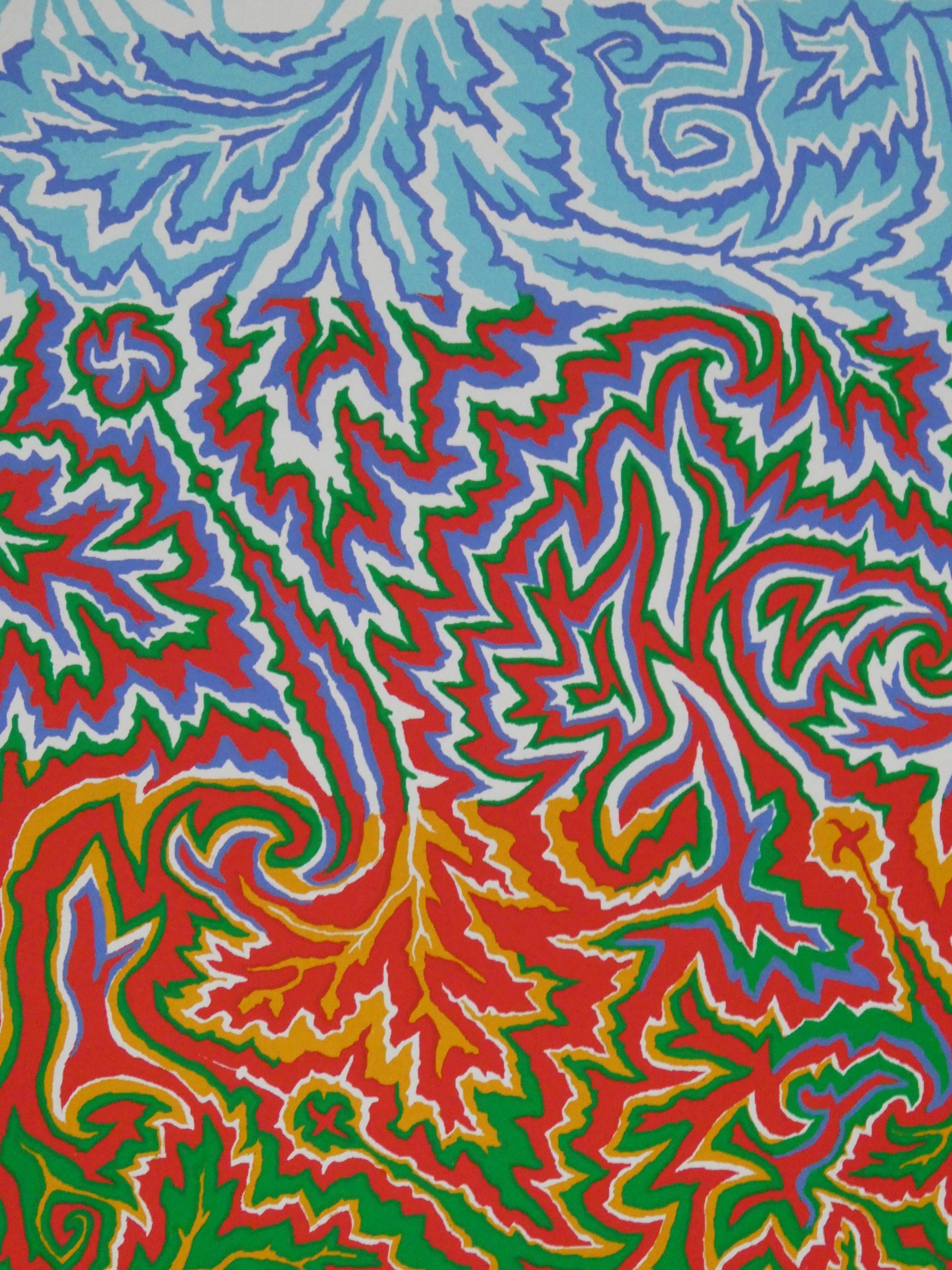 "Cathedral Rock" 6-color screenprint, 24x30 inches, limited edited signed and numbered out of 100