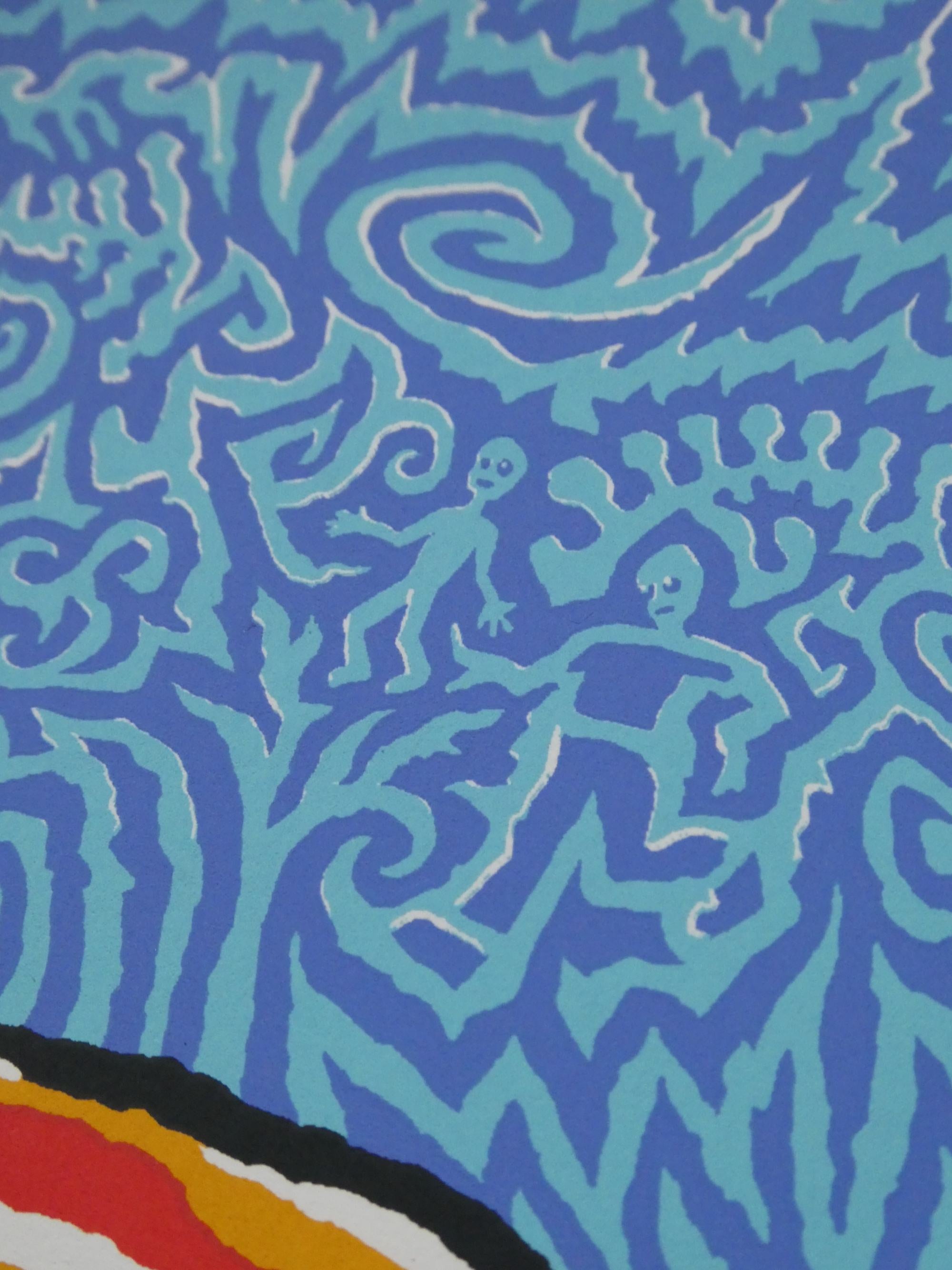 "Cathedral Rock" 6-color screenprint, 24x30 inches, limited edited signed and numbered out of 100