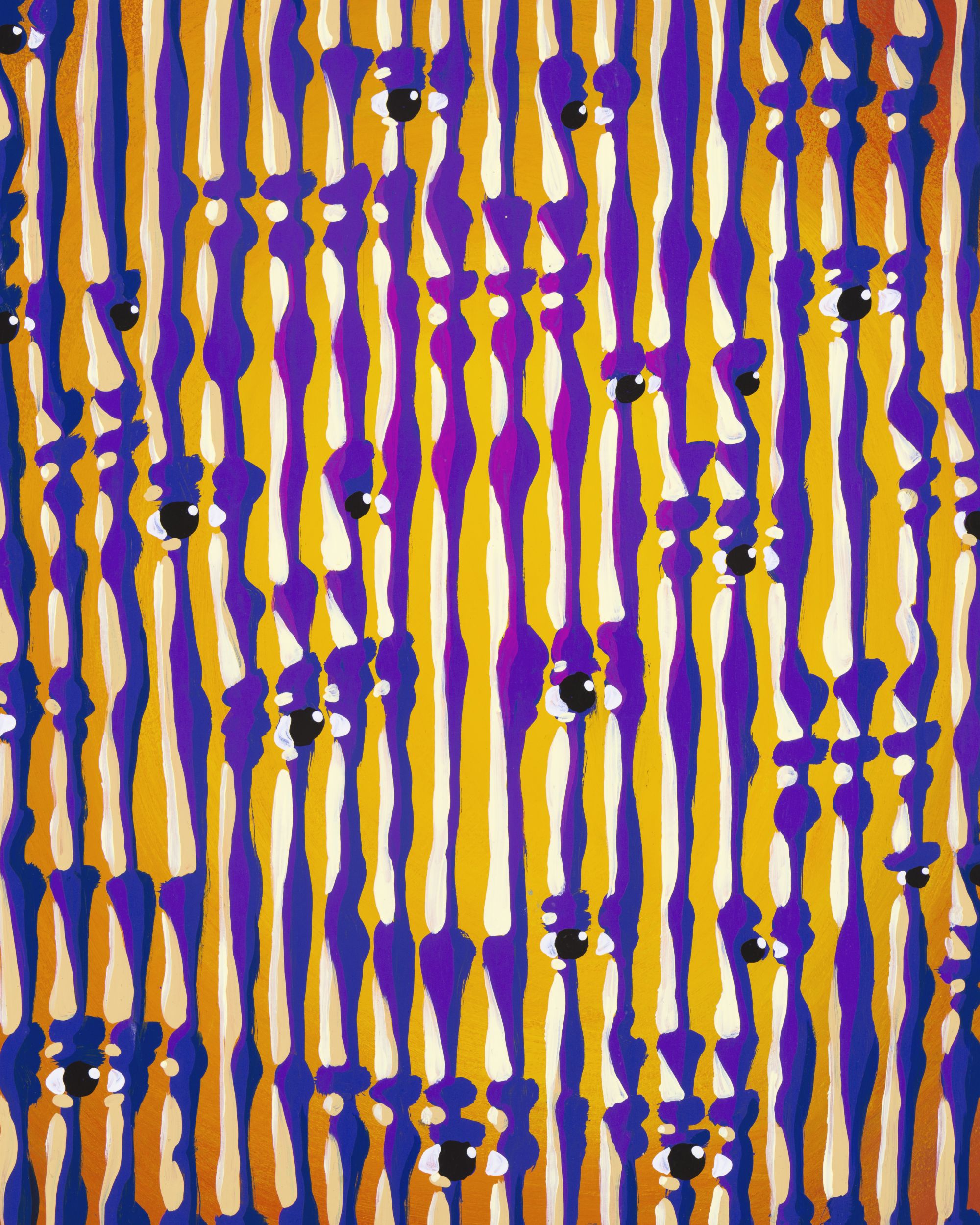 "Warmth" acrylic on wood panel, 2022, 40x50 inches