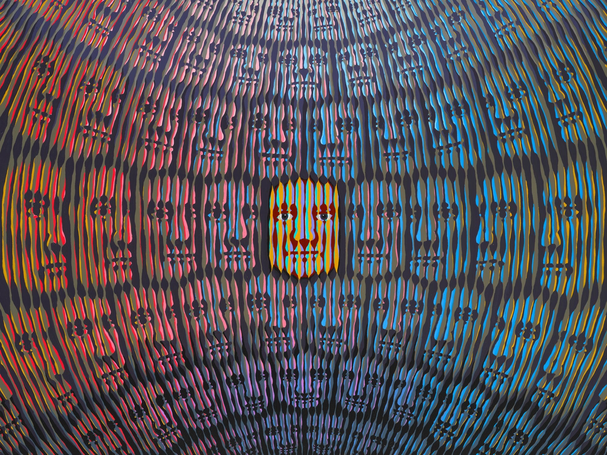 "Hyperbolic Dreamspace" reproduction of 2023 original