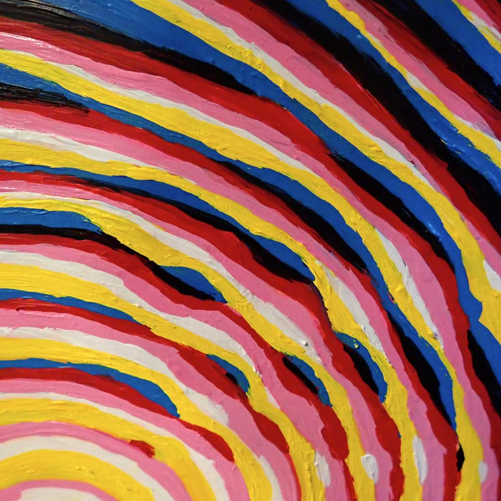 "Sunset Over Bellingham Bay" acrylic on board, 2019, 14x11 inches