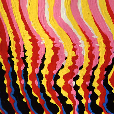 "Sunset Over Bellingham Bay" acrylic on board, 2019, 14x11 inches