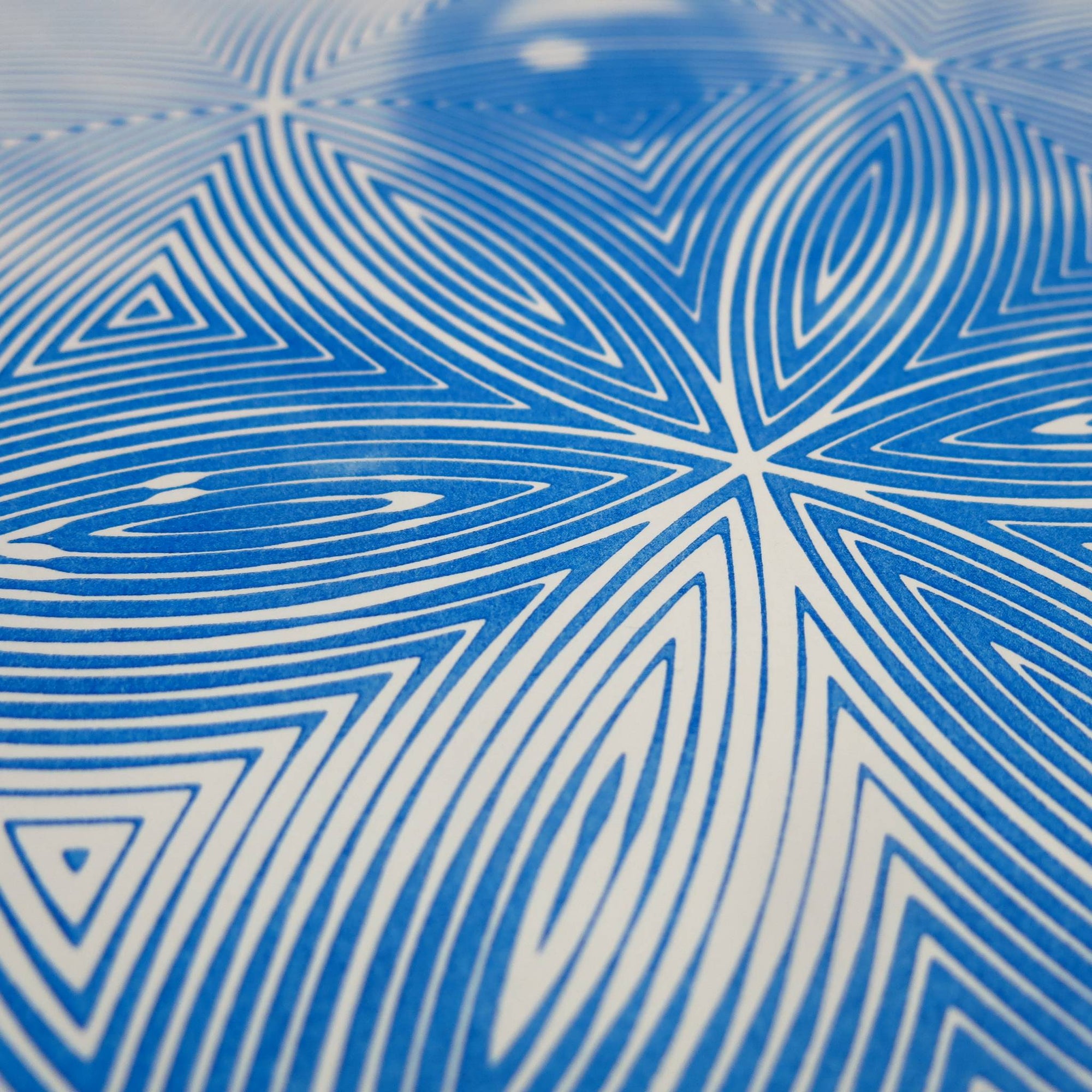 "Inner Wisdom" 1-color risograph print on 11 x 17 paper, limited edition of 100